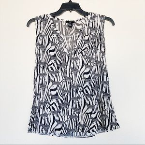 H&M Zebra Top